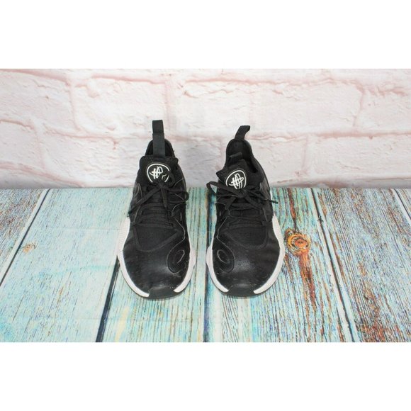 Nike Huarache Edge Txt  Black Leather Lace Up Casual Sneakers Shoes Size 6 - Picture 5 of 8